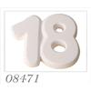 PuntoCasaStore 12 gesso gessetto | numero 18 anni compleanno maturità 3,5 cm | bomboniera appli