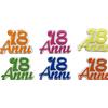 PuntoCasaStore 24 gesso gessetto 18 anni colorati compleanno maturità 4x2,5 cm bomboniera appli
