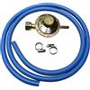 PuntoCasaStore Regolatore bassa pressione regolabile barbecue stufe fornelli gas + 2 mt tubo gp