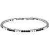 Morellato Bracciale Morellato Club Juve SABV03 bracelet Tennis Bianco Nero Uomo Acciaio