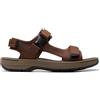 Clarks SALTWAY EDGE Sandali Scamosciati Fersenoffen Marrone Scuro