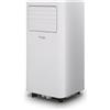 IRRADIO Belair VIGO 7, Condizionatore Portatile 7000 BTU con Pompa Calore e Deumidificatore, Tubo Scarico Aria Posteriore, Gas R290, Telecomando Wireless, Timer programmabile, Ruote, 63dB