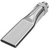 RIEGLER Ugello piatto silenzioso, 1/2 - 27 UNS, ugello di sicurezza per pistole ad alte prestazioni, MS vern, lunghezza 100,0 mm, larghezza ugello 21,5 mm