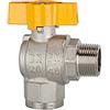 RIEGLER 103313-350.303 - Valvola a sfera ad angolo, EN 331, MS vern, IG/AG, R/Rp 1/2, DN 15, 1 pezzo