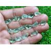 Elegante pietra preziosa sfusa verde fluorite grezza 16 pezzi 10-14 mm per fa...