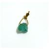 Ciondolo grezzo smeraldo verde zambia 4,50 ct 9x9x7 mm pietra preziosa sfusa ...