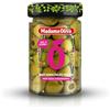 Madama Oliva Olive Verdi Denocciolate Italiane 140g, Varietà Castelvetrano, Gusto Pepe Rosa e Rosmarino, Lavorazione Castelvetrano, Confezionate in Salamoia, Sapore Aromatico e Delicato