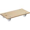 WAGNER Carrello da trasporto MM 1110 I 57,5 x 30 cm - ideale per oggetti ingombranti, elettrodomestici e mobili I pannello MDF I portata 250 kg - 20111001