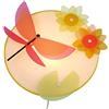 Niermann Standby Niermann 40683 Lampada da Parete, Libellula, Multicolore