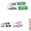 PASTA DEL CAPITANO 1905 Bundle Pasta del Capitano - Dentifricio Antitartaro Bio, 100 ml + Dentifricio Carbone Vegetale Attivo Bio, 100 ml + Dentifricio Baking Soda Bio, 75 ml + Spazzolino Complete con Setole Forti