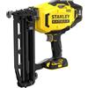 Stanley - FatMax V20 Chiodatrice di fi nitura abatteria calibro 16, senza batteria e caricabatterie,18V, SFMCN616B-XJ