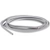 RS PRO Tubo vuoto in plastica, Ø 10 mm, nom. flessibile, grigio A Ø 10,2 mm, diametro 7,4 mm x 5 m, IP55, rotolo da 5 metri