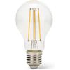 Velamp lampadina LED a filamento forma Oliva (A60) - Attacco a vite Grande (E27) - Potenza 8W Equivalenti 75W - Luminosità 1055lm - Temperatura colore 2700K (luce calda)