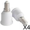 Confezione Da 2-6 Adattatori Da 2x Portalampada E14 A E27, Facili Da Installare,