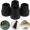 6 Pcs Piedi Canna Gomma Sostituzione Punte in Legno Per Bastone Da Passeggio