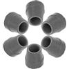 6 Pcs Piedi Canna Gomma Sostituzione Punte in Legno Per Bastone Da Passeggio