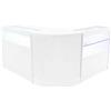 MONSTERSHOP Set Banconi Adonis LED B900 C900 CM60 Bianco - MDF e Vetro