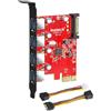 ‎Inateck Inateck Superspeed 4 Ports PCI-E to USB 3.0 Expansion Card - Interface USB 3.0 4