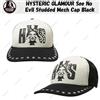 HYSTERIC GLAMOUR See No Evil Berretto a rete con borchie nero