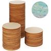 100 Pcs Fette Di Legno Legnetti Per Lavoretti Piccole Ornamentale