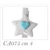 Subitodisponibile 6 PEZZI SOFT Molletta Stella celeste decorazione bomboniera 06V3