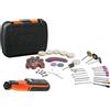 BLACK+DECKER Multiutensile Rotativo 7,2V + 52 Accessori E Valigetta BCRT8IK-XJ