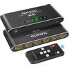 Splitter HDMI 5 in 1 Out 4K Aliminium Switch automatico con telecomando