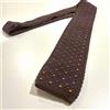 HERMÈS Cravatta collo HERMES nuova mai usata fantasia cuore viola skinny 100% seta c...