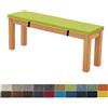 FIOVIP Cuscino Per Panca 100X35X5CM Sfoderabile Lavabile Doppio
