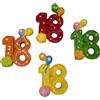 PuntoCasaStore 12 pz calamita in resina | magnete colorato 18 anni 2,5xh3,5 cm bomboniera compl