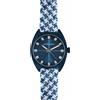 ROCCOBAROCCO OROLOGI ROCCOBAROCCO UNISEX RB0084 SOLO TEMPO BLU COBALTO CINTURINO STOFFA PELLE