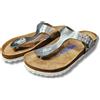 BIRKENSTOCK Sandali da donna Birkenstock Gizeh argento infradito in pelle taglia 36 regolare