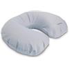 Hama Cale nuca gonfiabile da viaggio cuscino da letto ergonomico grigio | Cuscino da viaggio formato 48 x 32 cm materiale poliestere comodo per supporto cervicale e testa in aereo treno e auto