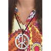 SMIFFYS Medaglione con simbolo della pace, argento Halloween