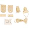Blindecor | Kit meccanismo per tende avvolgibili | Compatibile con tubi da 43 mm - Beig| Scatola meccanismi di sostituzione completa