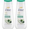 Dove Bagnoschiuma Fresca Idratazione, Bagnodoccia Idratante, Formula Delicata sul Microbioma della Pelle, con Agenti Idratanti Vegetali, Senza Solfati SLES, Bagnodoccia Uomo e Donna, 225 ml