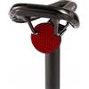 Fahrer Berlin Riflettore per Sella, Bicicletta Gioventù Unisex, Colore: Rosso, Taglia Unica