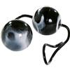 Seven Creations Sfere Vaginali o Anali Vibranti MORBIDE (laccetto in gomma) Diam. 3,5 cm, Nero