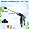 Dcceeo Jetterix Pressure Washer Nozzle Pistola ad Acqua ad Alta Pressione con Erogatore