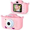 ASTGMI Fotocamera per bambini, display digitale da 2,0, regalo per bambini 3, 4, 5, 6, 8, 7, 9, 10, 11, 12 anni, ragazzi e ragazze, 1080P, HD, anti-goccia, per bambini, per compleanno, Natale, giocattolo