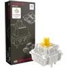 CHERRY MX2A RGB HONEY Switch Kit, 36 Interruttori Meccanici, Per Tastiera Fai-Da-Te, Hot-Swap o Da Gioco, Interruttore Tattile Senza Clic, Sweet & Silent