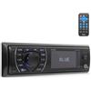 Pyle Autoradio Bluetooth 12V Singolo DIN per Yacht e Accessori Barca con Display LCD, Radio AM/FM, USB, SD, MP3 e RCA, Stereo Nautico con Telecomando e Cablaggio
