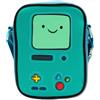 Buckle-Down Adventure Time Bag, Crossbody, Adventure Time BMO Character Body Close Up Blues,