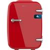 Cecotec Mini Frigorifero Bolero MiniCooling 4L Habana Red, 12V-220V, Compatibile
