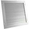 RS PRO Griglia parallela in alluminio, 32 mm, argento, 344 x 344 x 17 mm