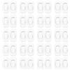 20 Pairs Gommini Per Occhiali Naso Silicone Nasello Inserto Naselli