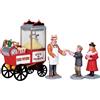 Lemax Popcorn Seller, Set Of 4 - LEMAX COD. 02832