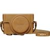 Sony Custodia in pelle con giacca fotocamera Sony per serie RX100 beige LCJ-RXK C ...