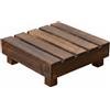 Alzata in Legno per Vasi Anti-Corrosione Pedana in Legno a Doghe per Giardinieri