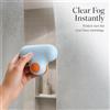 Mirror Squeegee Tira Acqua per Specchi con Spazzola Antiappannante, per bagno